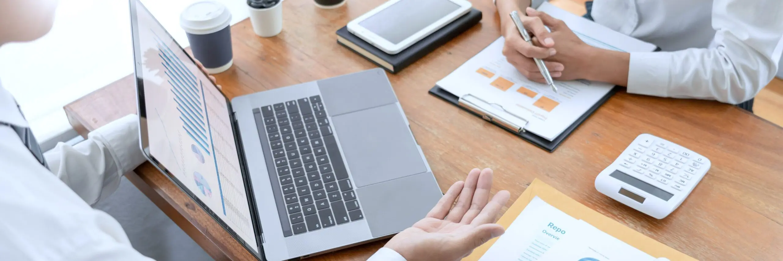 Accountant and client